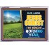 JESUS CHRIST THE BRIGHT AND MORNING STAR  Children Room Acrylic Frame  GWARMOUR9546  "18X12"