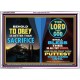 GOD SHALL BLESS THEE IN ALL THY WORKS  Ultimate Power Acrylic Frame  GWARMOUR9551  