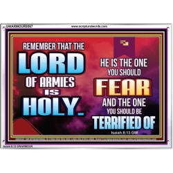 FEAR THE LORD WITH TREMBLING  Ultimate Power Acrylic Frame  GWARMOUR9567  "18X12"