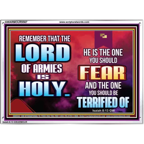 FEAR THE LORD WITH TREMBLING  Ultimate Power Acrylic Frame  GWARMOUR9567  