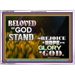 THE HOPE OF GLORY  Biblical Art Acrylic Frame  GWARMOUR9595  "18X12"