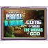 MAKE HIS PRAISE GLORIOUS  Modern Art Acrylic Frame  GWARMOUR9599  "18X12"