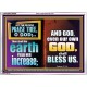 THE EARTH SHALL YIELD HER INCREASE FOR YOU  Inspirational Bible Verses Acrylic Frame  GWARMOUR9895  