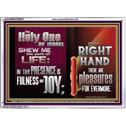 SHEW ME THE PATH OF LIFE O LORD MY GOD  Bible Verse Online  GWARMOUR9897  "18X12"