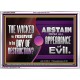 THE WICKED RESERVED FOR DAY OF DESTRUCTION  Acrylic Frame Scripture Décor  GWARMOUR9899  