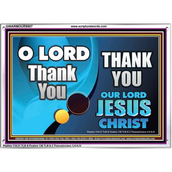 THANK YOU OUR LORD JESUS CHRIST  Custom Biblical Painting  GWARMOUR9907  