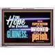 THE HOPE OF RIGHTEOUS IS GLADNESS  Scriptures Wall Art  GWARMOUR9914  