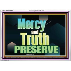 MERCY AND TRUTH PRESERVE  Christian Paintings  GWARMOUR9921  "18X12"