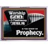 JESUS CHRIST THE SPIRIT OF PROPHESY  Encouraging Bible Verses Acrylic Frame  GWARMOUR9952  "18X12"