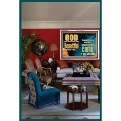 GOD HATH MADE EVERYTHING BEAUTIFUL ALLELUIA  Children Room  GWARMOUR10360  "18X12"