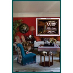 KEEP THE LORD COMMANDMENTS AND STATUTES  Ultimate Inspirational Wall Art Acrylic Frame  GWARMOUR10371  "18X12"