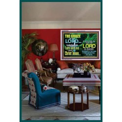 SEEK THE EXCEEDING ABUNDANT FAITH AND LOVE IN CHRIST JESUS  Ultimate Inspirational Wall Art Acrylic Frame  GWARMOUR10425  "18X12"