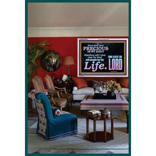 YOU ARE PRECIOUS IN THE SIGHT OF THE LIVING GOD  Modern Christian Wall Décor  GWARMOUR10490  