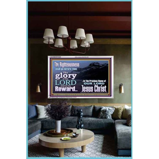 THE GLORY OF THE LORD WILL BE UPON YOU  Custom Inspiration Scriptural Art Acrylic Frame  GWARMOUR10320  