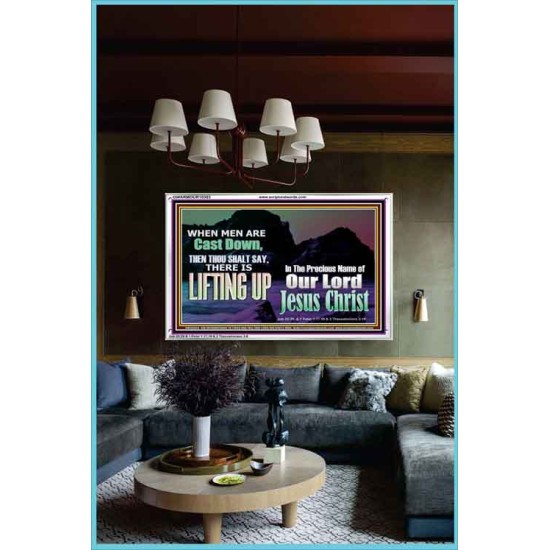 THOU SHALL SAY LIFTING UP  Ultimate Inspirational Wall Art Picture  GWARMOUR10353  