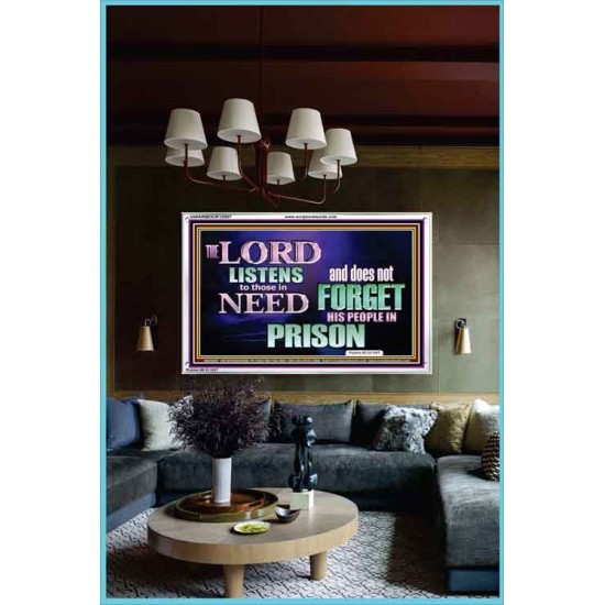 THE LORD NEVER FORGET HIS CHILDREN  Christian Artwork Acrylic Frame  GWARMOUR10507  