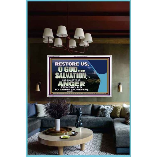 GOD OF OUR SALVATION  Scripture Wall Art  GWARMOUR10573  