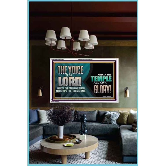 THE VOICE OF THE LORD MAKES THE DEER GIVE BIRTH  Art & Wall Décor  GWARMOUR10789  