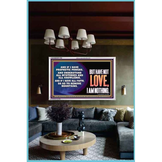 WITHOUT LOVE A VESSEL IS NOTHING  Righteous Living Christian Acrylic Frame  GWARMOUR11765  