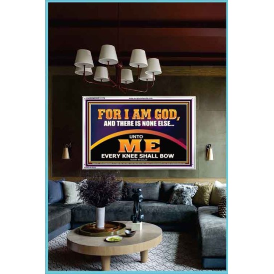 UNTO ME EVERY KNEE SHALL BOW  Scripture Wall Art  GWARMOUR12176  