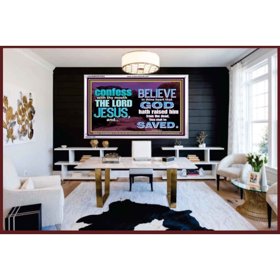 IN CHRIST JESUS IS ULTIMATE DELIVERANCE  Bible Verse for Home Acrylic Frame  GWARMOUR10343  