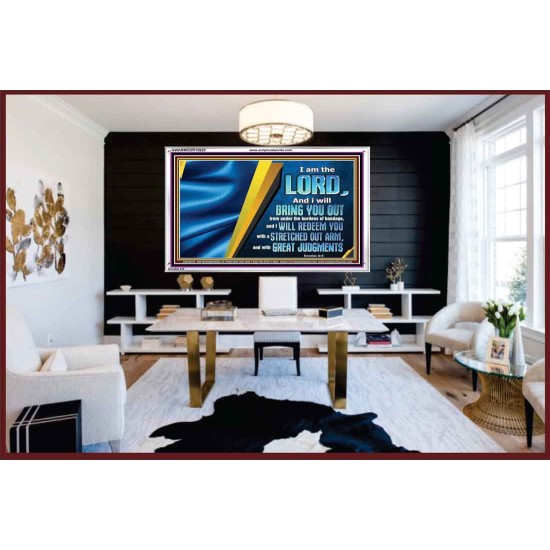 I WILL REDEEM YOU WITH A STRETCHED OUT ARM  New Wall Décor  GWARMOUR10620  