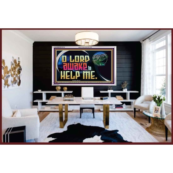 O LORD AWAKE TO HELP ME  Christian Quote Acrylic Frame  GWARMOUR12718  