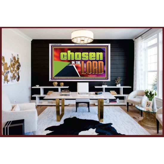 CHOSEN IN THE LORD  Wall Décor Acrylic Frame  GWARMOUR13099  