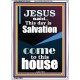 SALVATION IS COME TO THIS HOUSE  Unique Scriptural Picture  GWARMOUR10000  