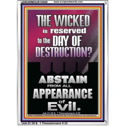 ABSTAIN FROM ALL APPEARANCE OF EVIL  Unique Scriptural Portrait  GWARMOUR10009  
