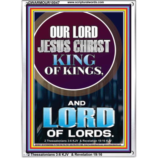 JESUS CHRIST - KING OF KINGS LORD OF LORDS   Bathroom Wall Art  GWARMOUR10047  