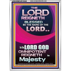 THE LORD GOD OMNIPOTENT REIGNETH IN MAJESTY  Wall Décor Prints  GWARMOUR10048  