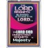THE LORD GOD OMNIPOTENT REIGNETH IN MAJESTY  Wall Décor Prints  GWARMOUR10048  "12x18"