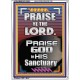 PRAISE GOD IN HIS SANCTUARY  Art & Wall Décor  GWARMOUR10061  