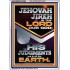 JEHOVAH JIREH IS THE LORD OUR GOD  Contemporary Christian Wall Art Portrait  GWARMOUR10695  "12x18"