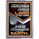 JEHOVAH JIREH IS THE LORD OUR GOD  Contemporary Christian Wall Art Portrait  GWARMOUR10695  