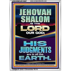 JEHOVAH SHALOM IS THE LORD OUR GOD  Christian Paintings  GWARMOUR10697  "12x18"