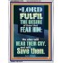 DESIRE OF THEM THAT FEAR HIM WILL BE FULFILL  Contemporary Christian Wall Art  GWARMOUR11775  "12x18"