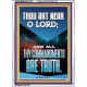 O LORD ALL THY COMMANDMENTS ARE TRUTH  Christian Quotes Portrait  GWARMOUR11781  