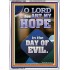 THOU ART MY HOPE IN THE DAY OF EVIL O LORD  Scriptural Décor  GWARMOUR11803  "12x18"