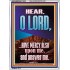 BECAUSE OF YOUR GREAT MERCIES PLEASE ANSWER US O LORD  Art & Wall Décor  GWARMOUR11813  "12x18"