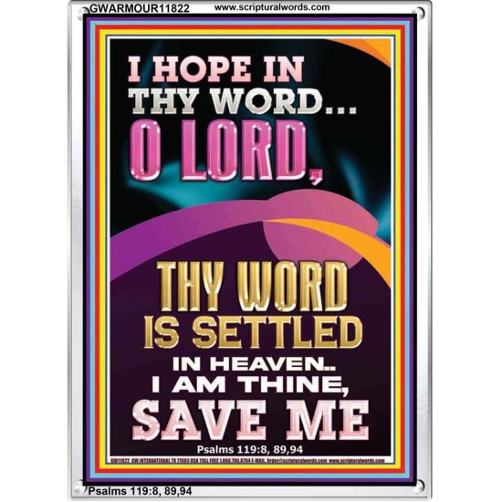 I AM THINE SAVE ME O LORD  Christian Quote Portrait  GWARMOUR11822  