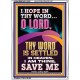 I AM THINE SAVE ME O LORD  Christian Quote Portrait  GWARMOUR11822  