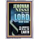 JEHOVAH NISSI HIS JUDGMENTS ARE IN ALL THE EARTH  Custom Art and Wall Décor  GWARMOUR11841  
