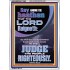 THE LORD IS A RIGHTEOUS JUDGE  Inspirational Bible Verses Portrait  GWARMOUR11865  "12x18"