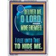 O LORD I FLEE UNTO THEE TO HIDE ME  Ultimate Power Portrait  GWARMOUR11929  