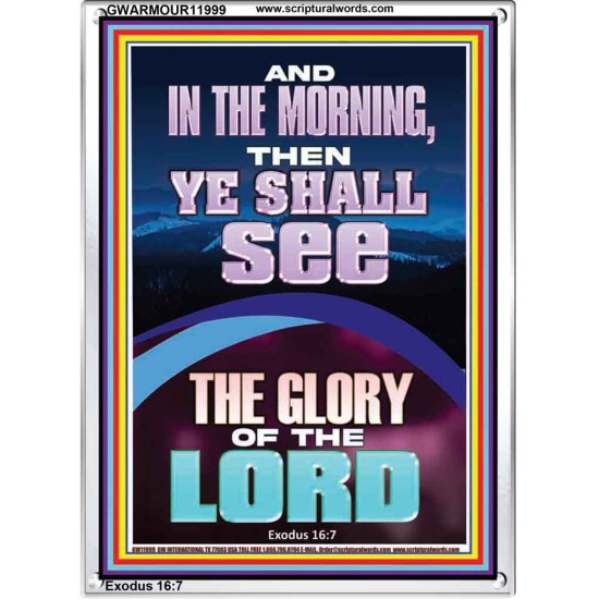 YOU SHALL SEE THE GLORY OF THE LORD  Bible Verse Portrait  GWARMOUR11999  