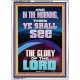 YOU SHALL SEE THE GLORY OF THE LORD  Bible Verse Portrait  GWARMOUR11999  