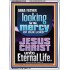 LOOKING FOR THE MERCY OF OUR LORD JESUS CHRIST UNTO ETERNAL LIFE  Bible Verses Wall Art  GWARMOUR12120  "12x18"