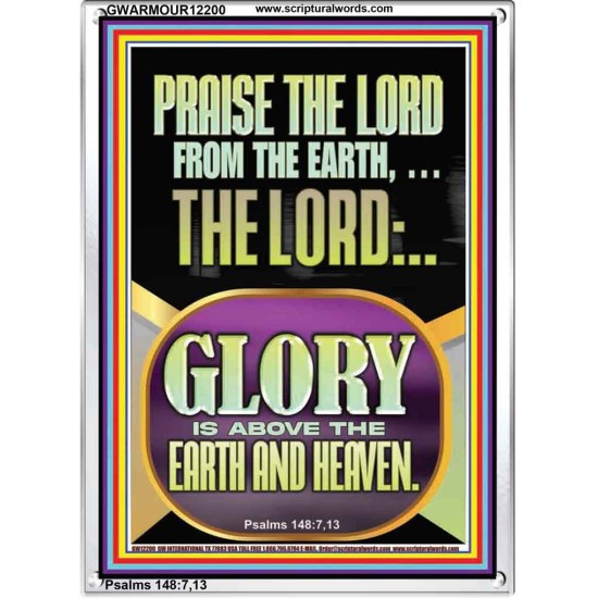 PRAISE THE LORD FROM THE EARTH  Contemporary Christian Paintings Portrait  GWARMOUR12200  